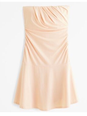 Abercrombie & Fitch Light Peach Spaghetti-Strap Skort Dress